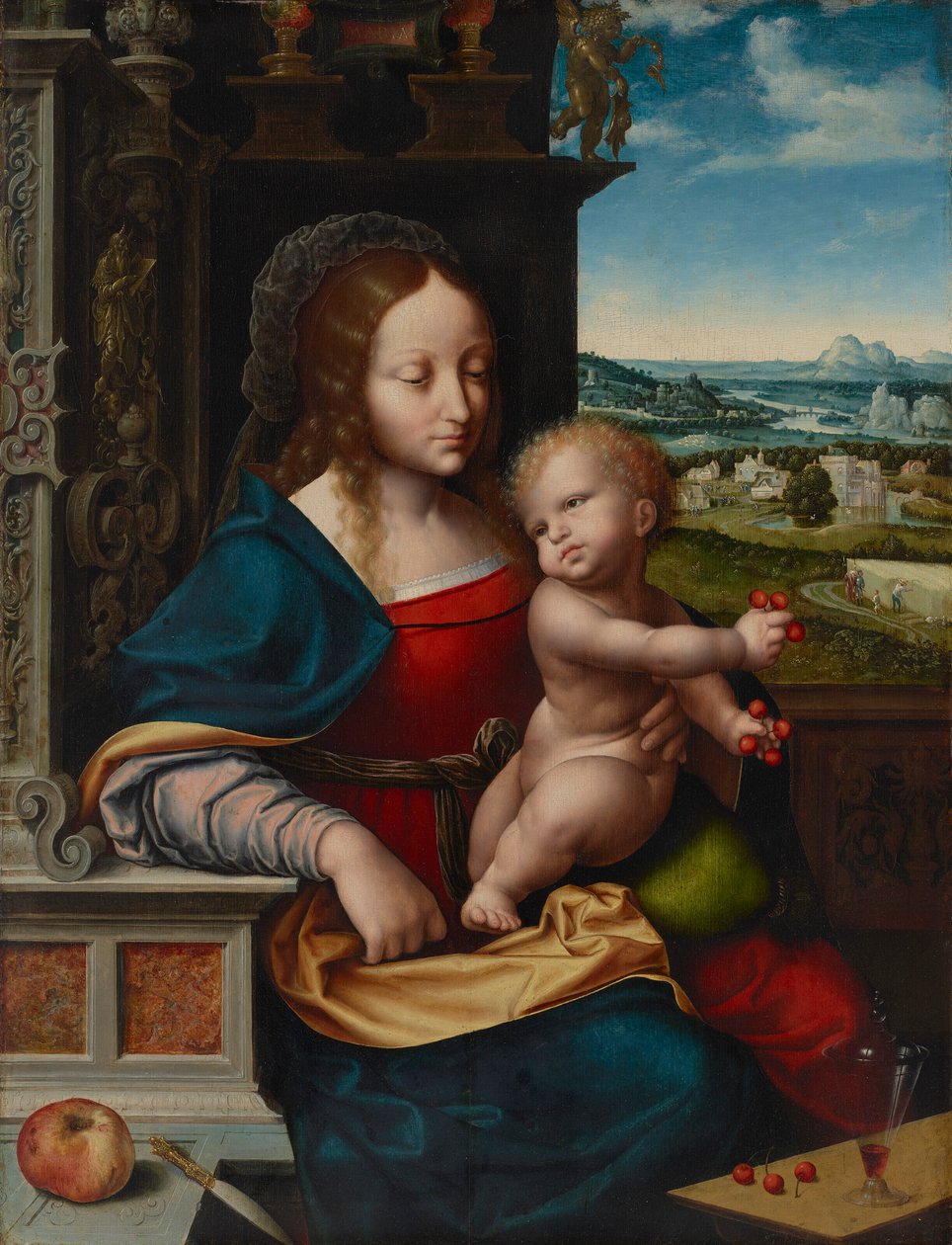 Třešňová madona od Joos van Cleve