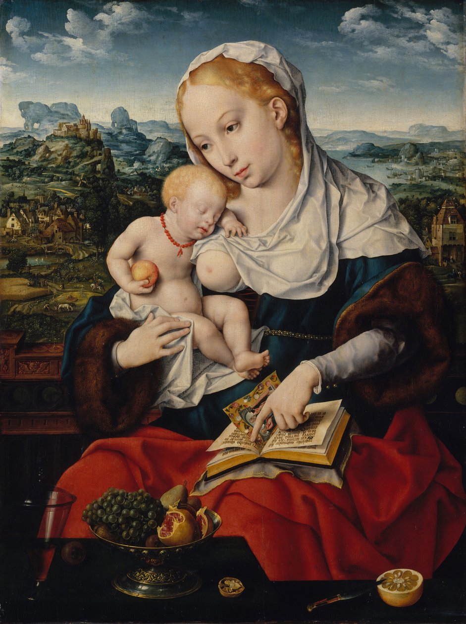 Panna a dítě, ca. 1525. od Joos van Cleve