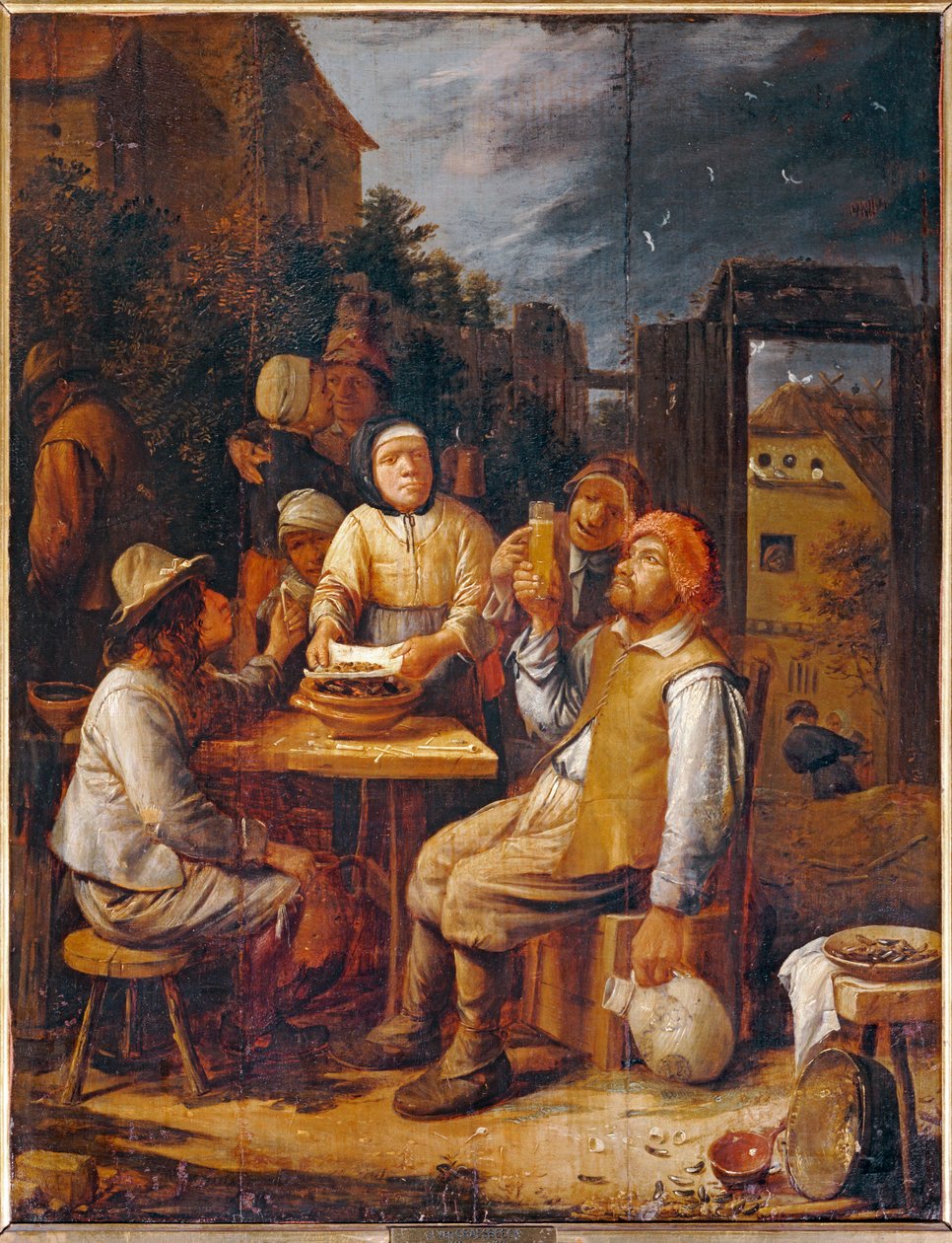 Les Mangeurs de moules - Jedlíci mušlí... od Joos van Craesbeeck