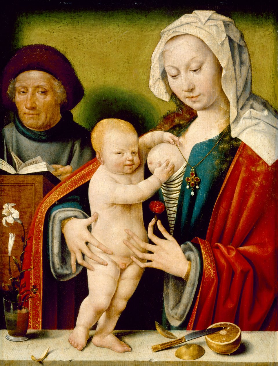 Svatá rodina od Joos van and workshop Cleve