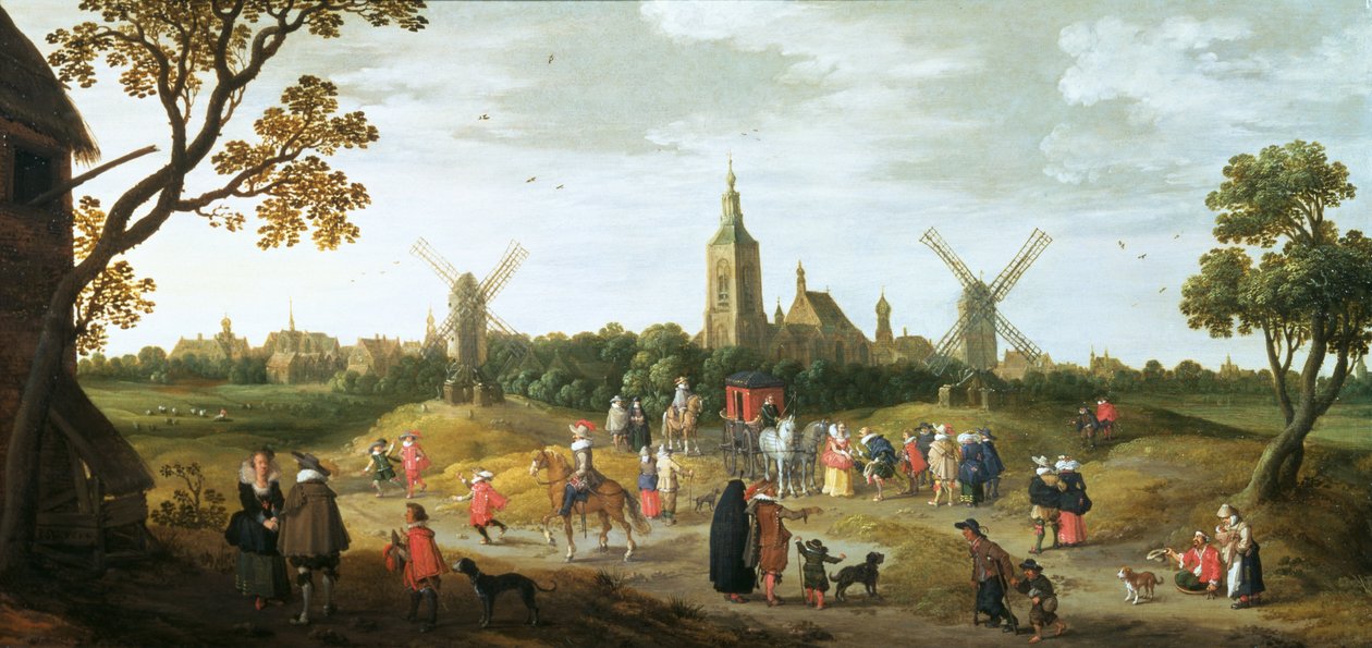 Léto, 1624 (panel) (pár 81007) od Joost Cornelisz. Droochsloot