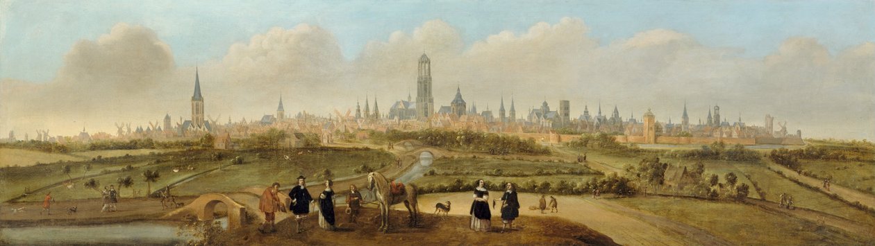 Pohled na město Utrecht od Joost Cornelisz Droochsloot