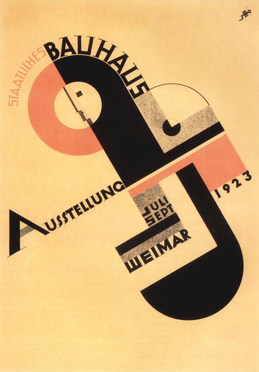 Výstava Bauhaus. Pohlednice, 1923. od Joost Schmidt