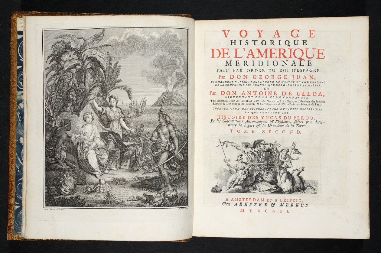 Frontispiece of Voyage Historique de l