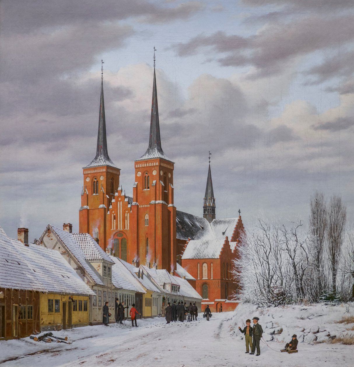 Ulice v Roskilde od Jorgen Roed