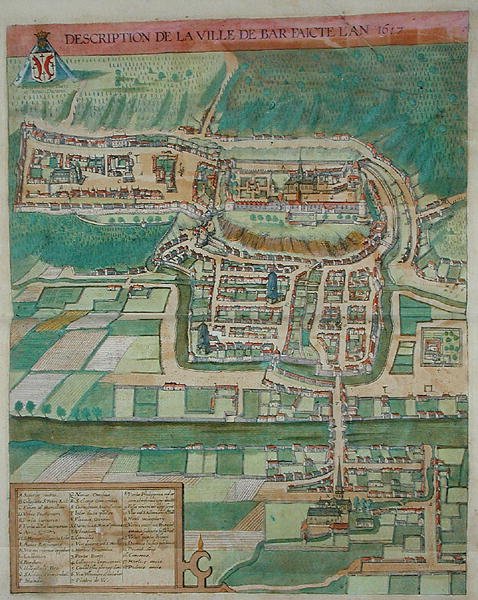 Mapa Baru, z „Civitates Orbis Terrarum“ od Georga Brauna (1541-1622) a Franse Hogenberga, kolem roku 1572 (barevná rytina) od Joris (after) Hoefnagel