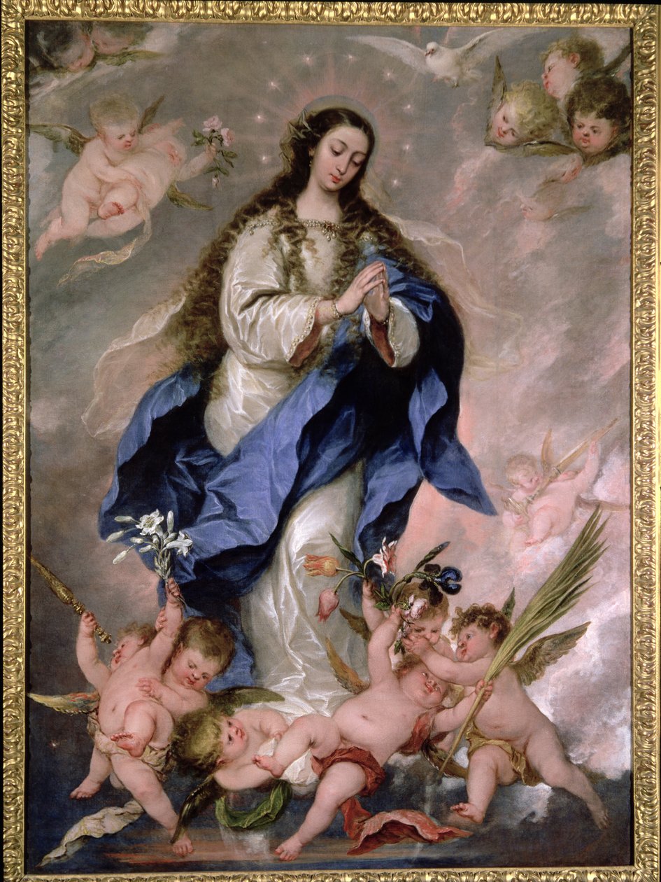 Neposkvrněné početí, kolem 1650-75 od José Antolínez