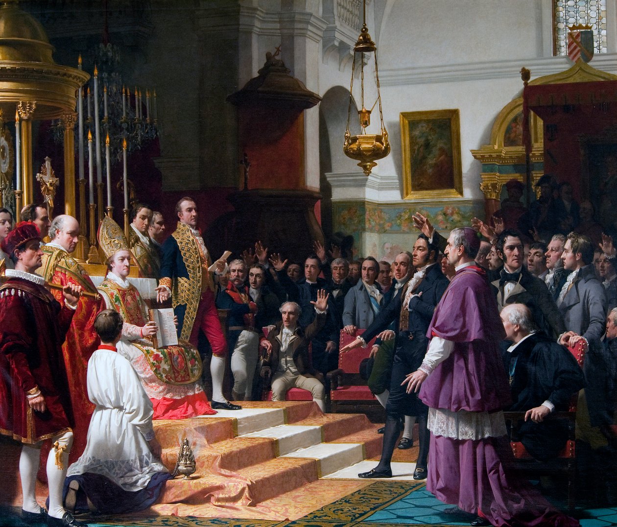 Přísaha Cortese z Cádizu z roku 1810 od Jose Casado del Alisal