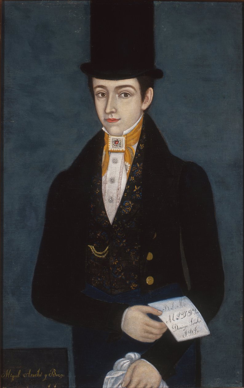Portrét Miguel Arochi y Baeza od José María Estrada