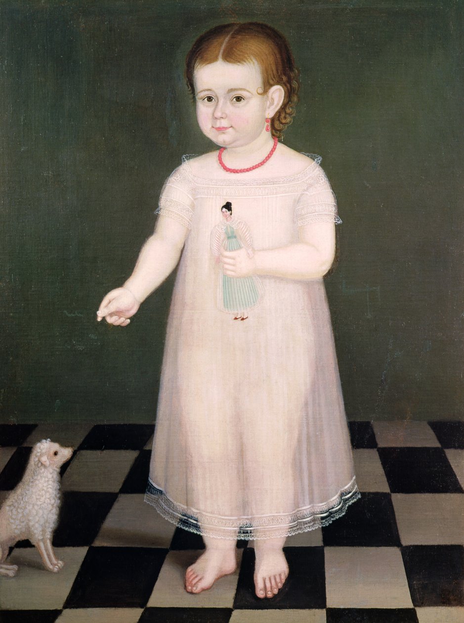 Mladá dívka s panenkou, 1838 od José María Estrada