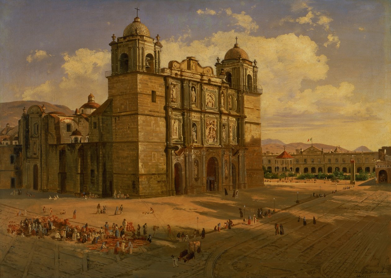 Katedrála v Oaxace od José Marí Velasco