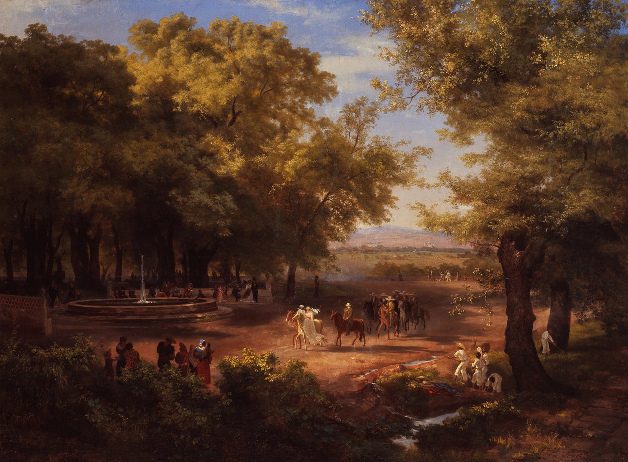 Mexico City Alameda od José Marí Velasco