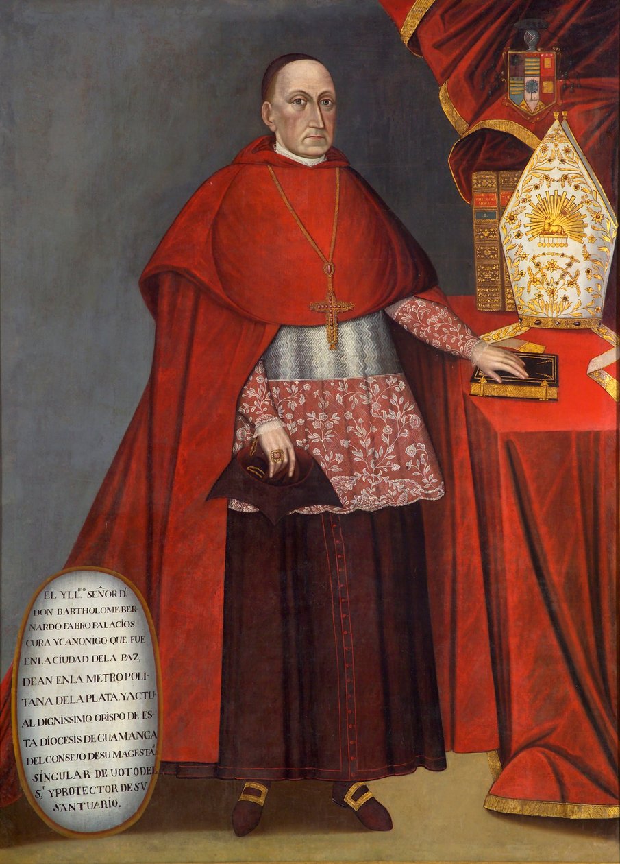 Bartoloměj Fabro y Palacios, biskup z Huamanga od José Núñez de Sotomayor