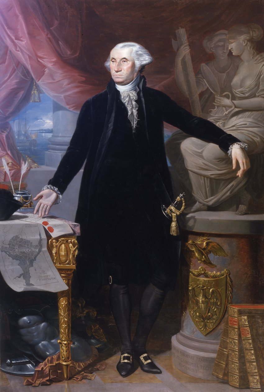 Retrato de George Washington od José Perovani