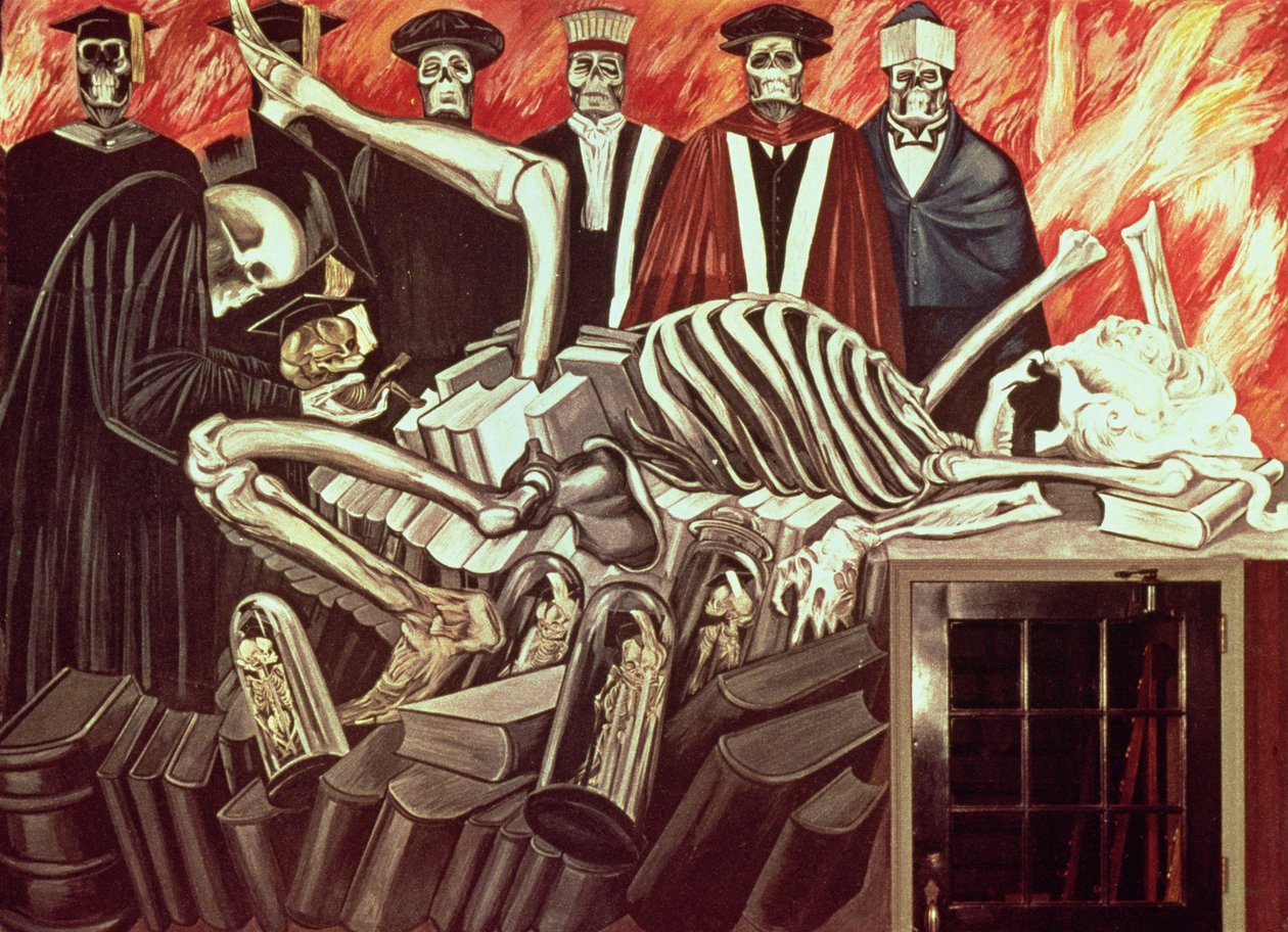 Bohové moderního světa z Eposu americké civilizace od José Clemente Orozco