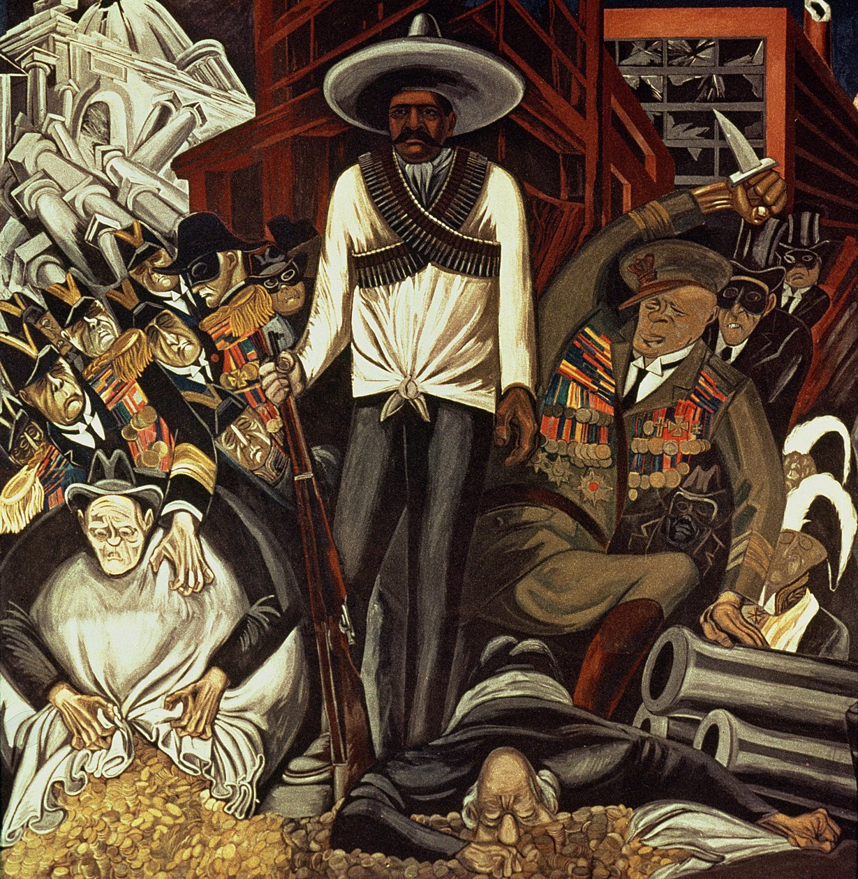Hispánská Amerika, z Eposu americké civilizace od José Clemente Orozco