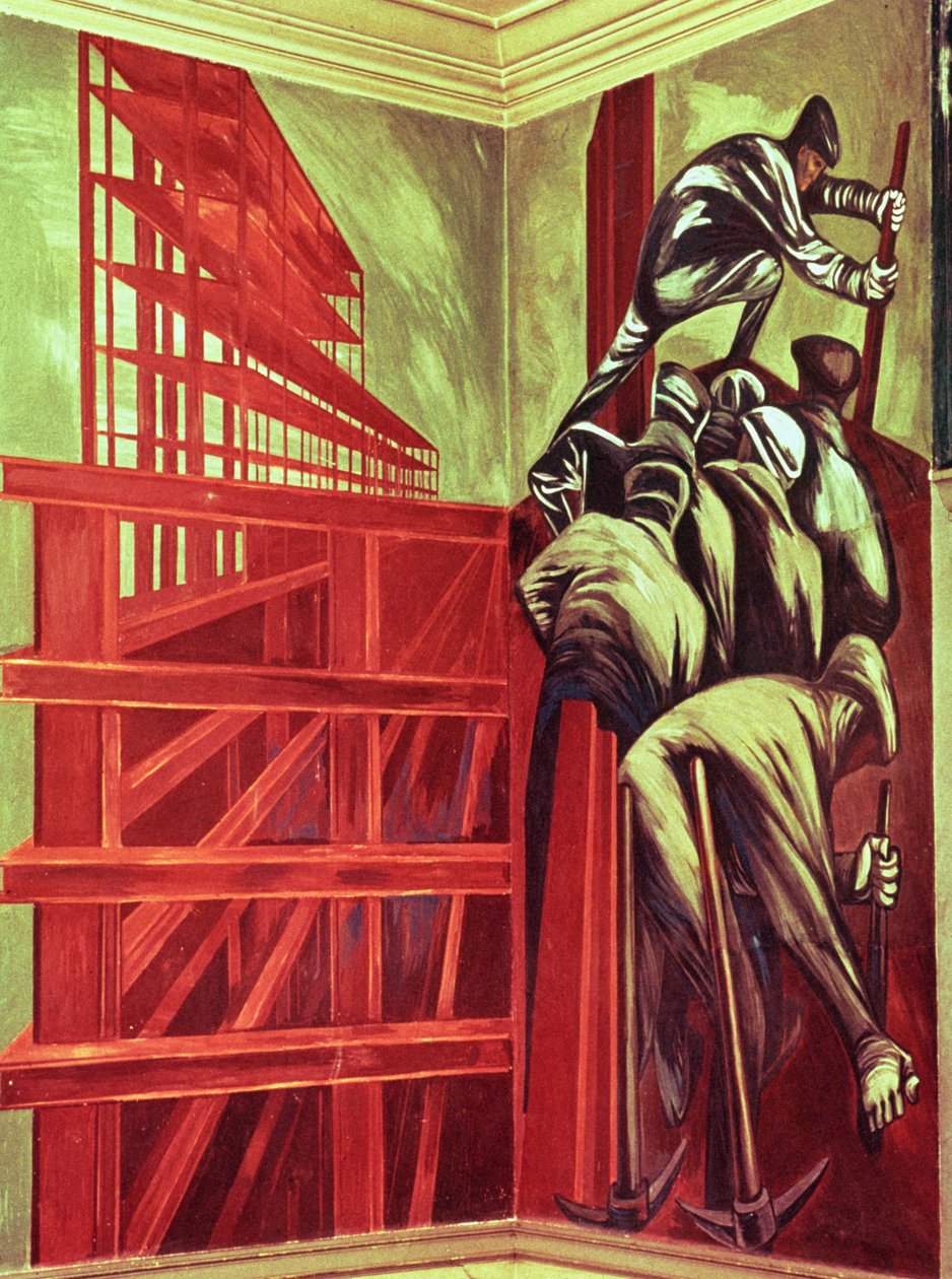 Moderní průmyslový muž, z Eposu americké civilizace od José Clemente Orozco