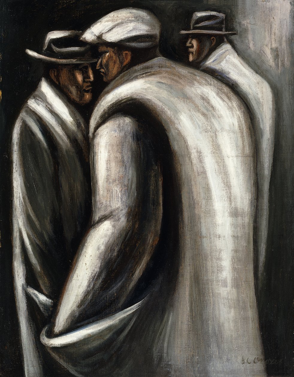 Nezaměstnaní, cca 1928-30 (olej na plátně) od José Clemente Orozco