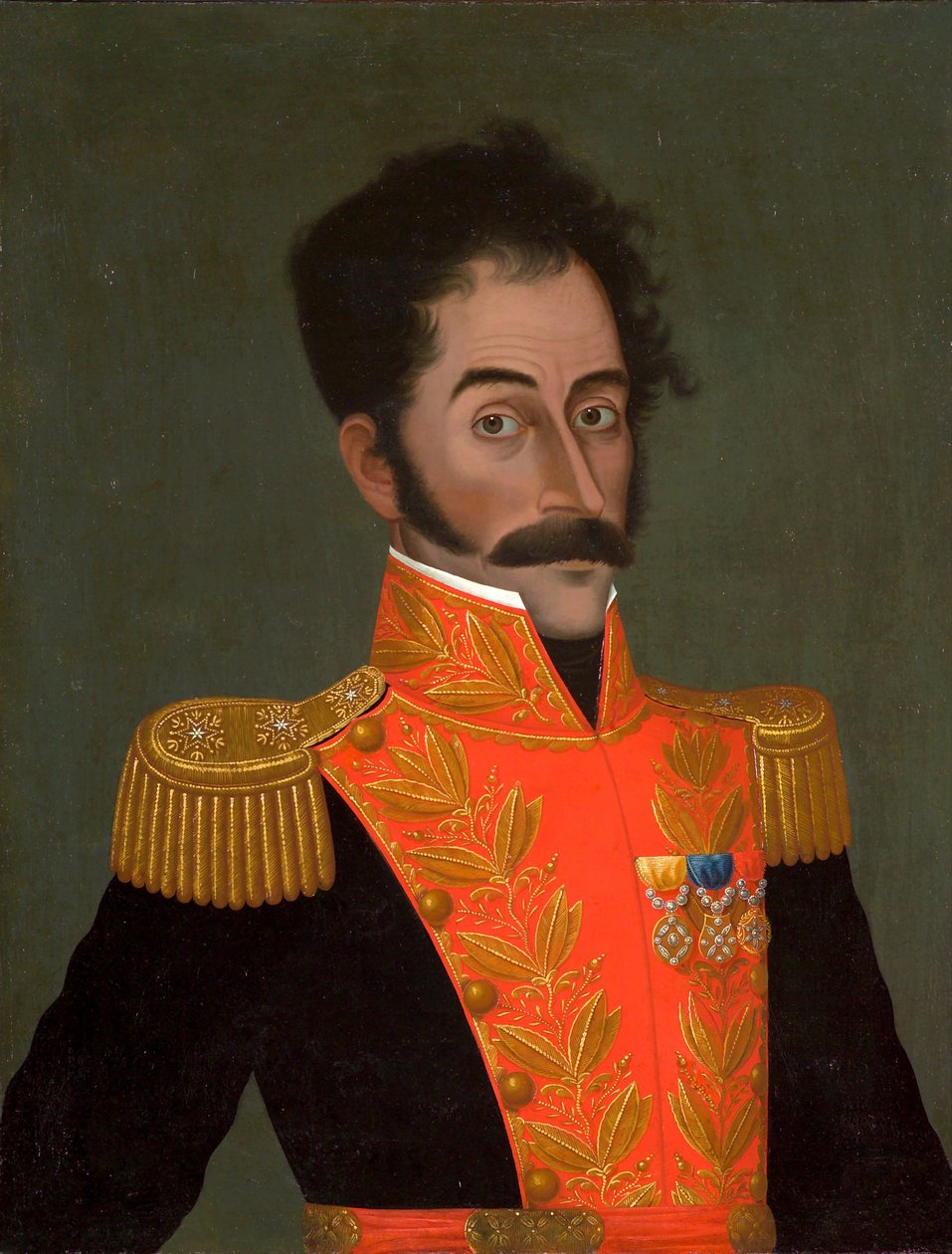 Portrét Simóna Bolívara, c. 1823 od José Gil de Castro