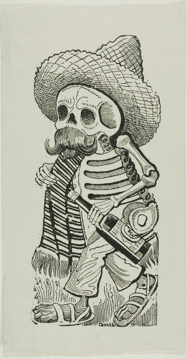 Kalavera Francisca Madera, od Calavera Maderista od José Guadalupe Posada