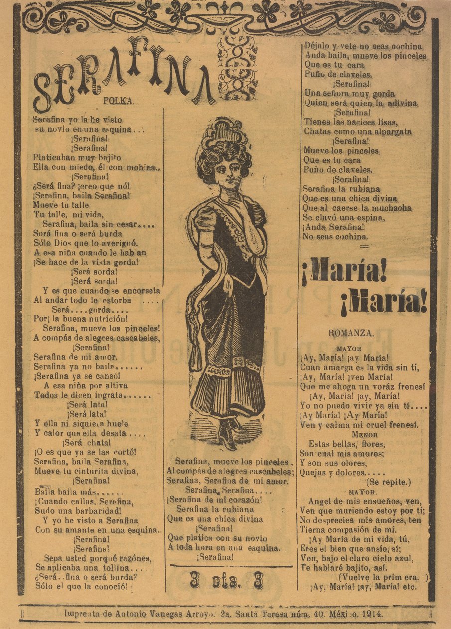 Seraphina od José Guadalupe Posada