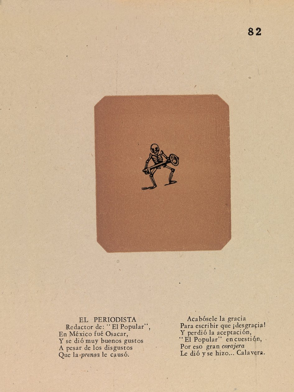 Opoziční tisk od José Guadalupe Posada