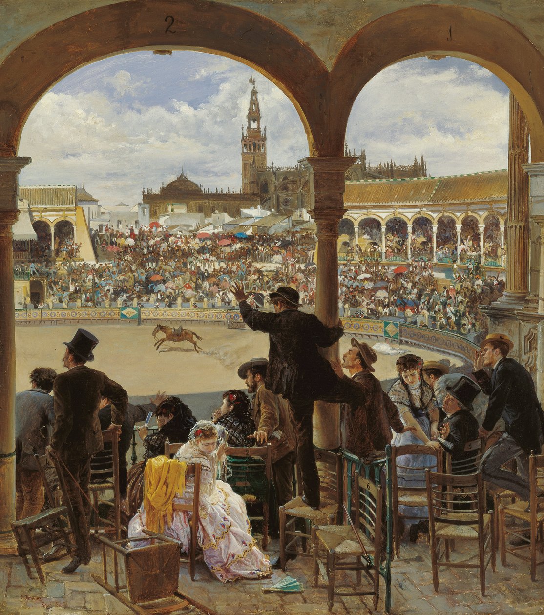 Průsmyk v Bullringu od José Jiménez Aranda