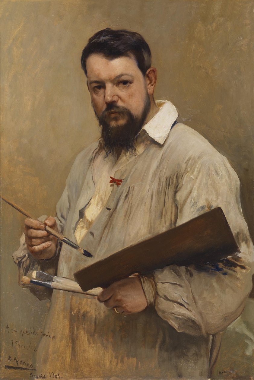 Španělsky: El pintor Joaquín Sorolla Malíř Joaquin Sorolla od José Jiménez Aranda