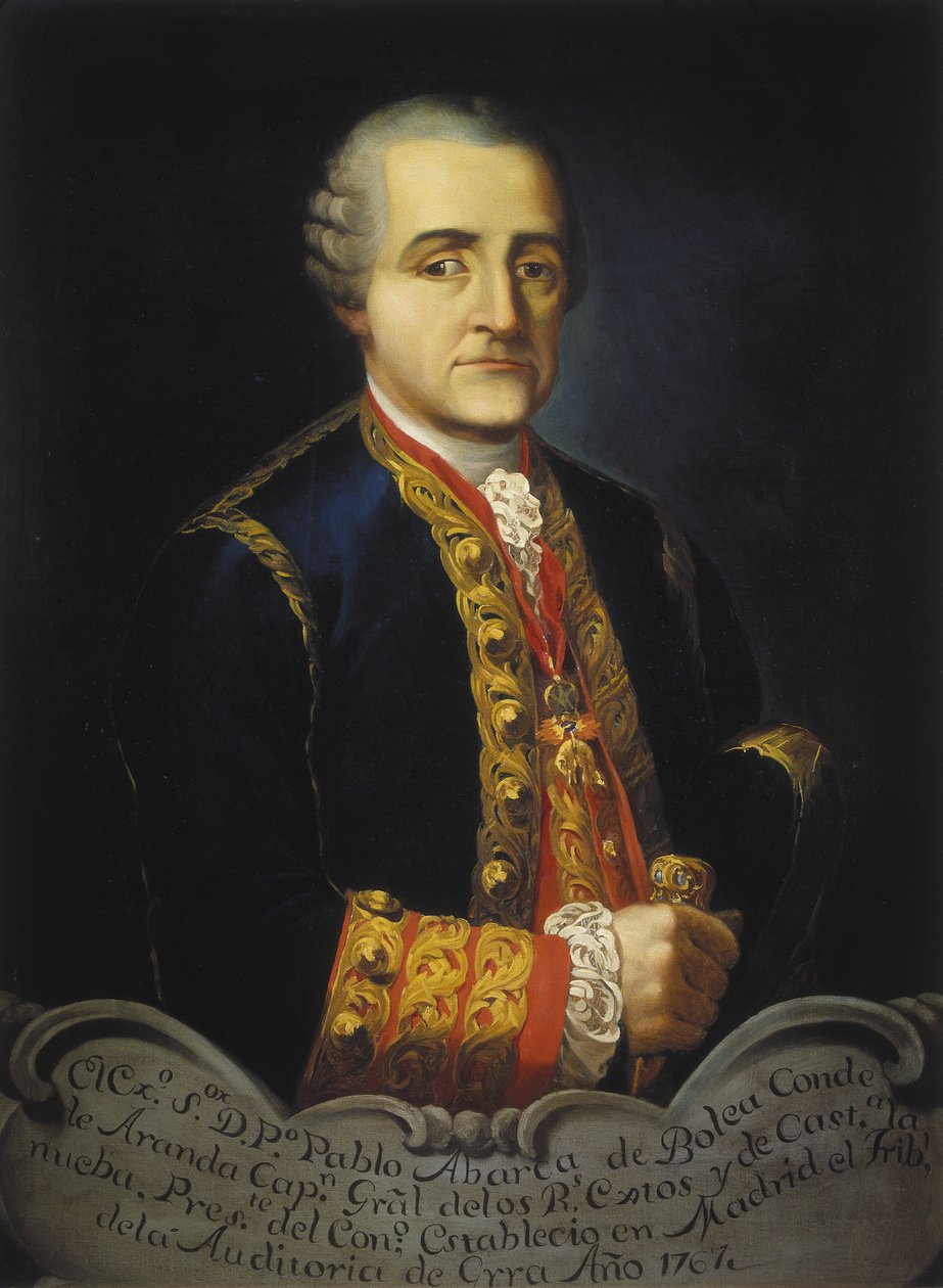 ARANDA, Pedro Pablo Abarca de Bolea, hrabě z (1719-1798) (malba) od José María Galván y Candela