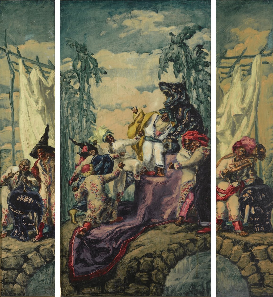 Léto - Afrika Triptych, 1917-1918 od José María Sert
