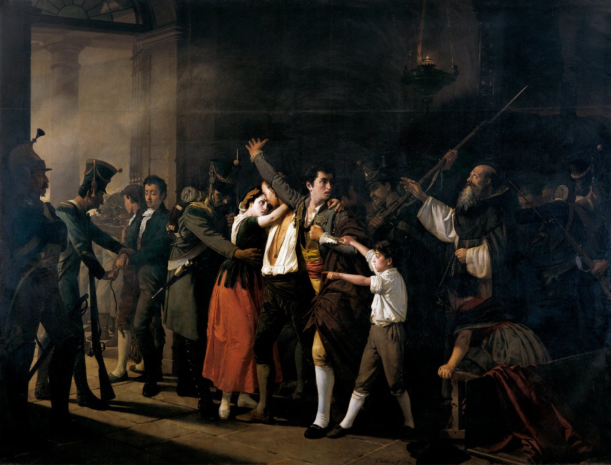 Střelba španělských vlastenců v Buen Suceso (za úsvitu 3. května 1808) od José Marcelo Contreras y Muñoz