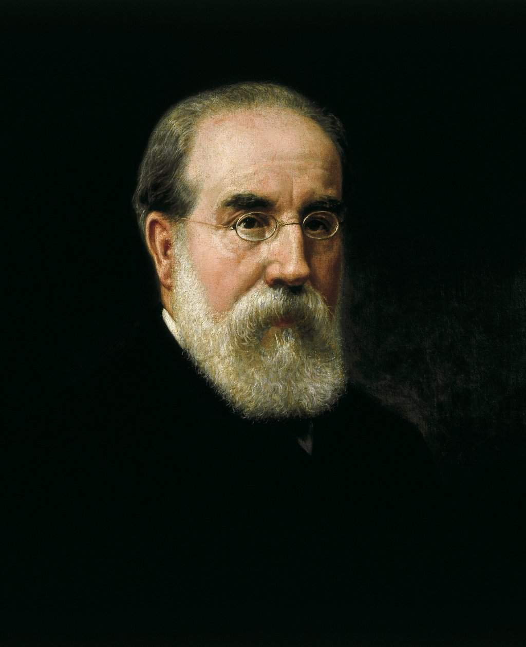 Portrét Francisco Pi i Margall (1824-1901) španělský státník a spisovatel (1824-1901) od José Sánchez Pescador