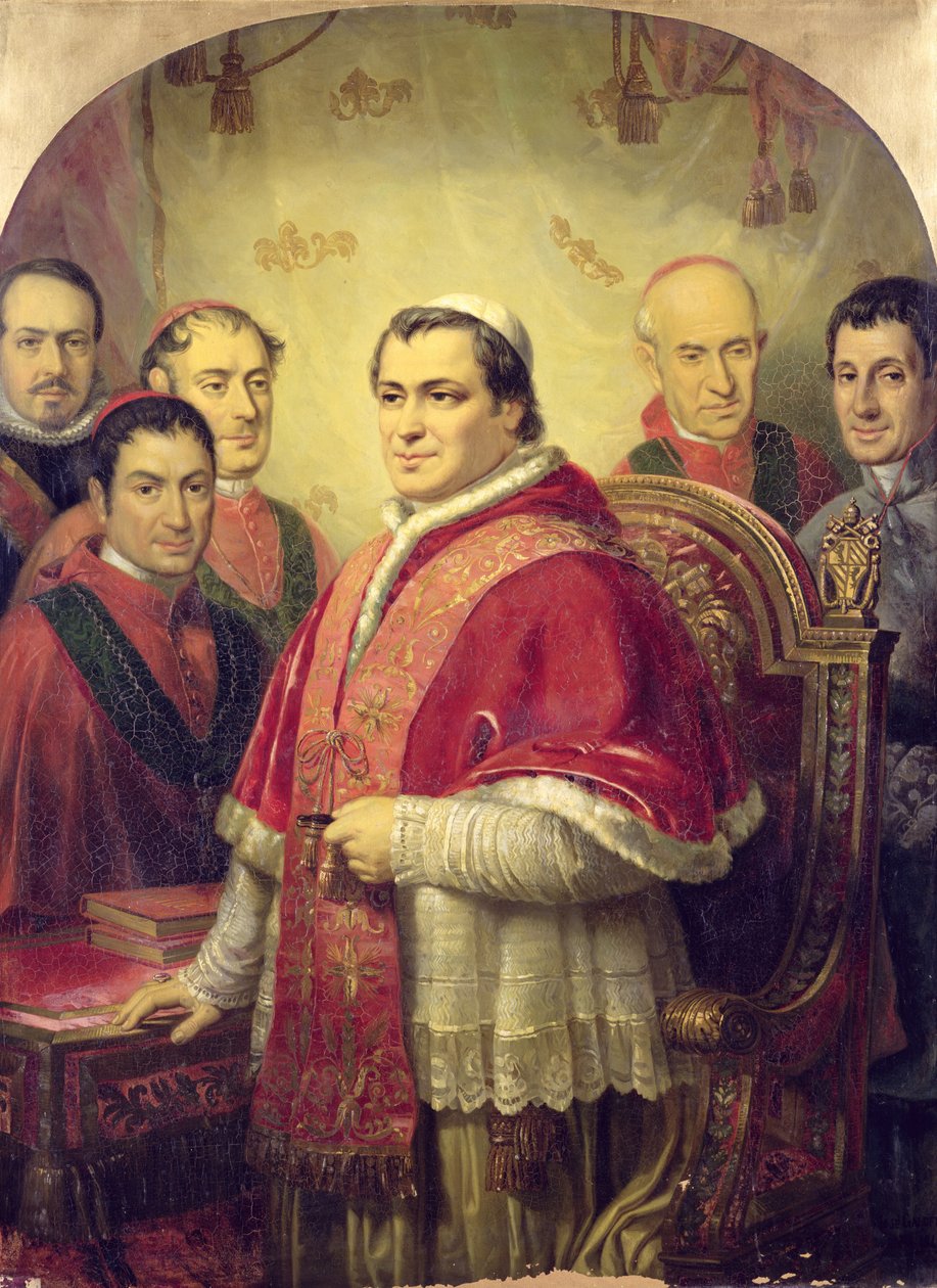 Papež Pius IX (1792-1878) 1847 od Jose Galofre Y Coma