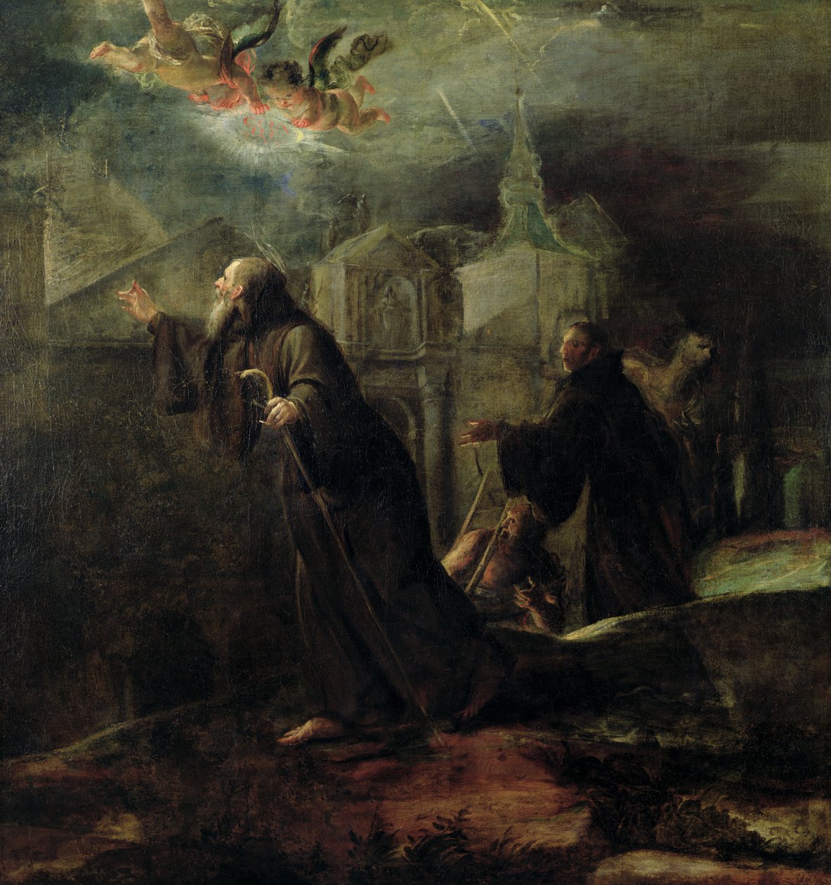 Vidění svatého Františka z Paoly od Jose Jimenez Donoso