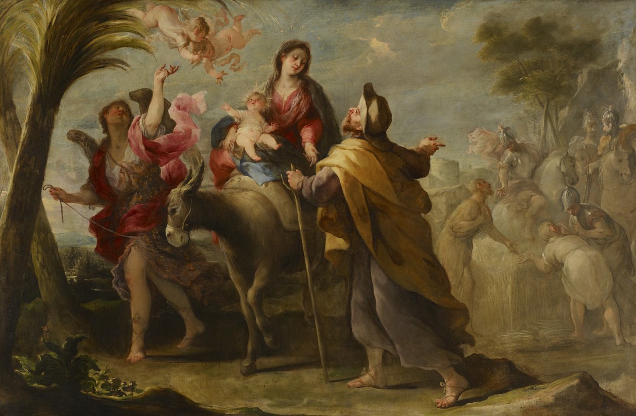 Útěk do Egypta, 1669 od Jose Moreno