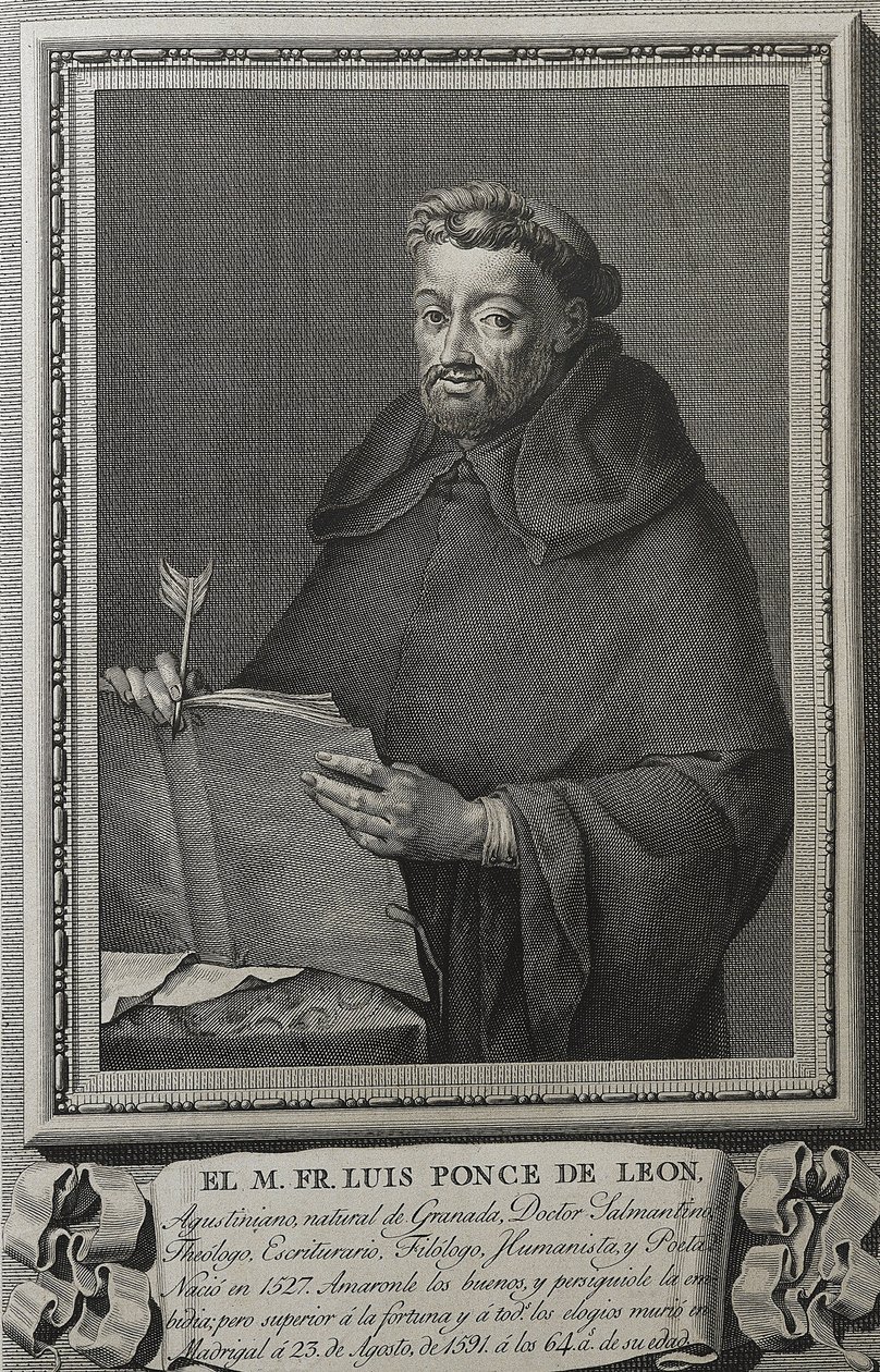 Barcelon, Juan (1739-1801). Portrét Fray Luise de Leon. 1791. (36 x 23