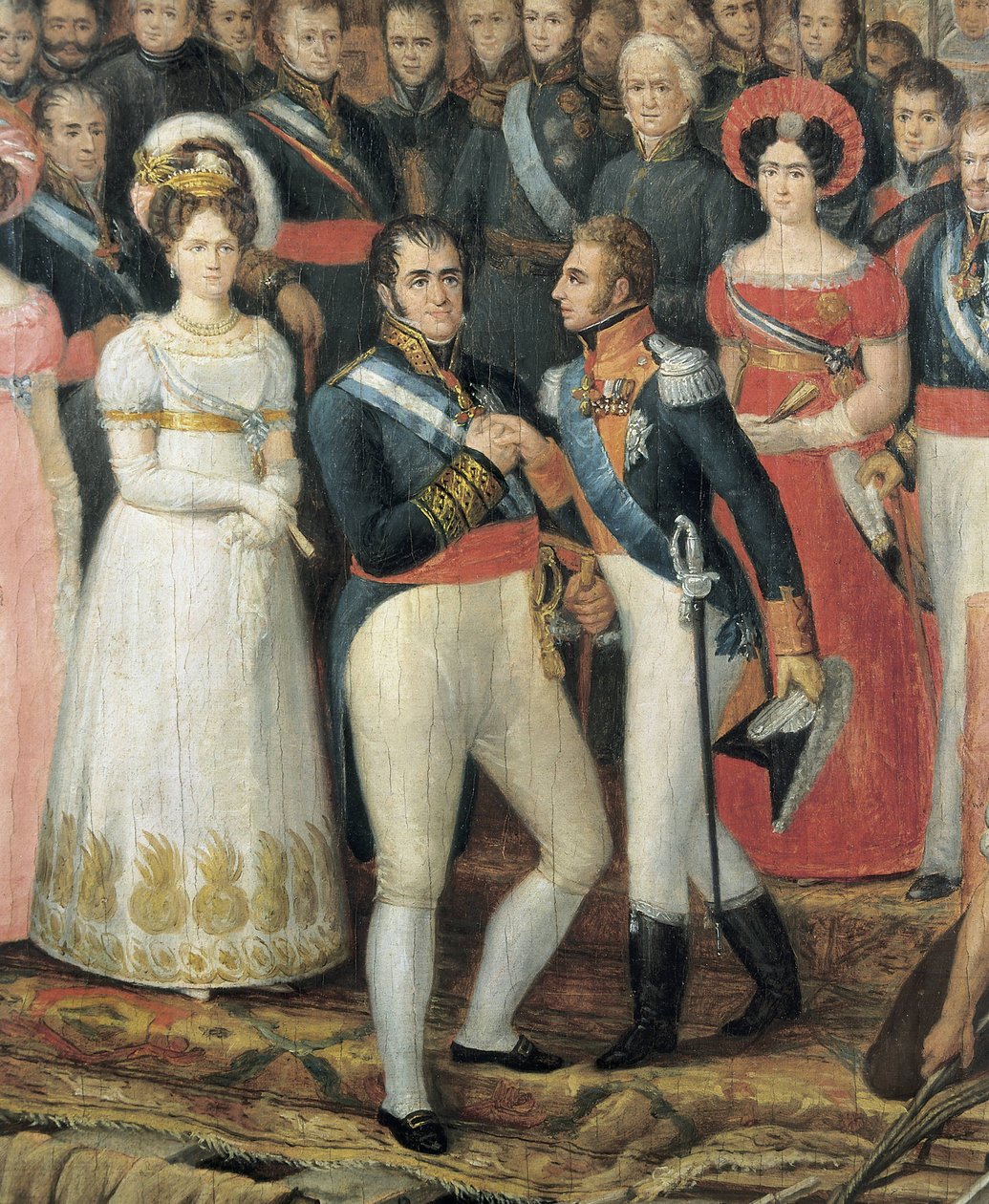 Barkag Ferdinand VII v Puerto de Santa Maria, v roce 1823 (olej na plátně) od José Aparicio