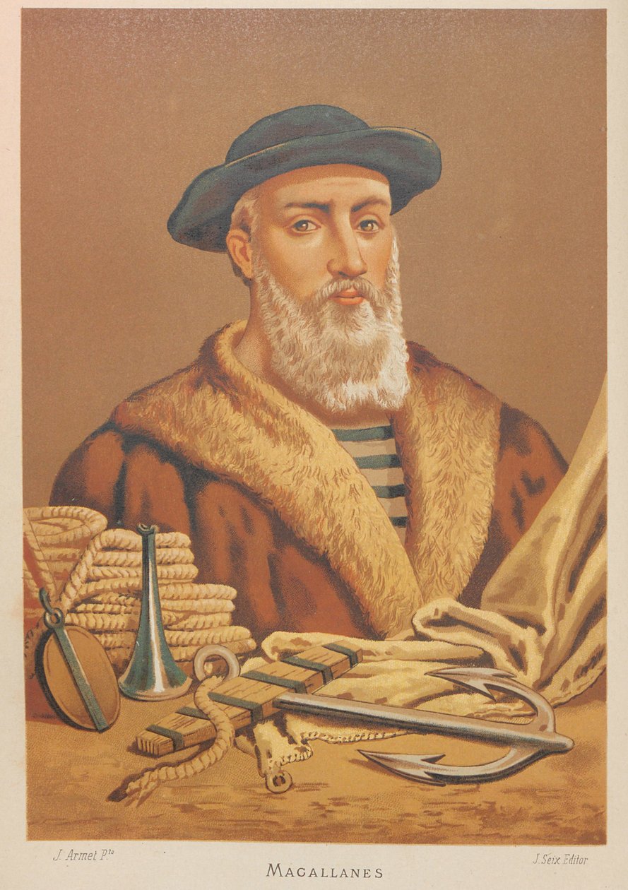 Portrét Ferdinanda Magellana 1470-1521, 1879. od Jose Armet Portanell