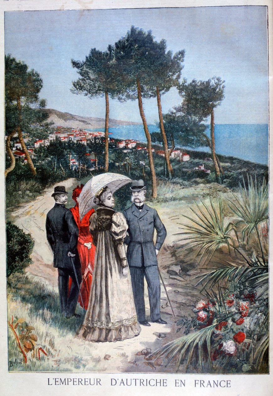Franz Josef I., císař rakouský, na návštěvě Francie, 1894 od Jose Belon