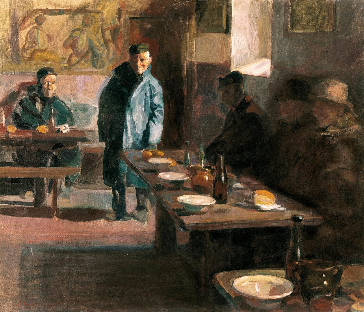 K jídlu je polévková polévka. Obraz od Jose Benlliure Ortize (1884-1916). Olej na plátně. Muzeum výtvarných umění Saint Pius V, Valencie. od Jose Benlliure Ortiz