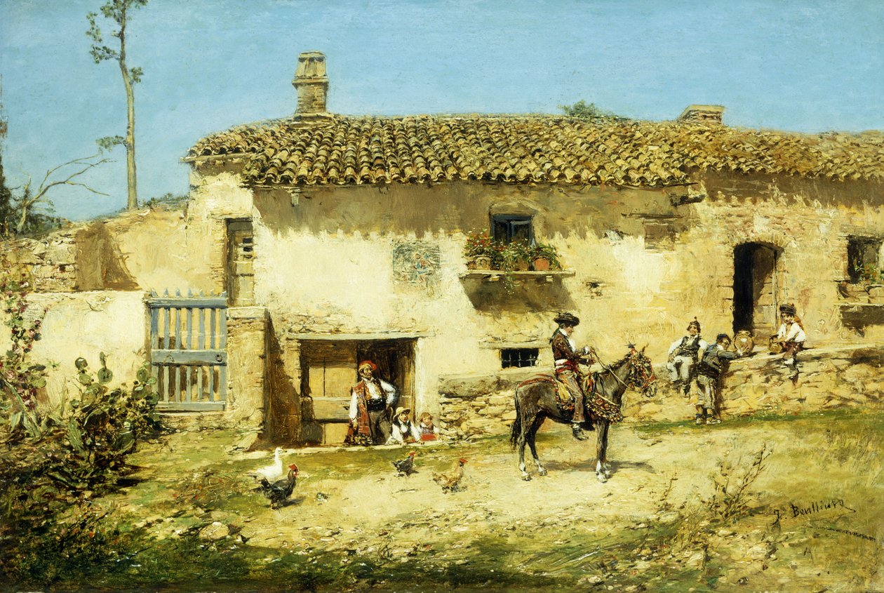 Španělská farma od Jose Benlliure y Gil