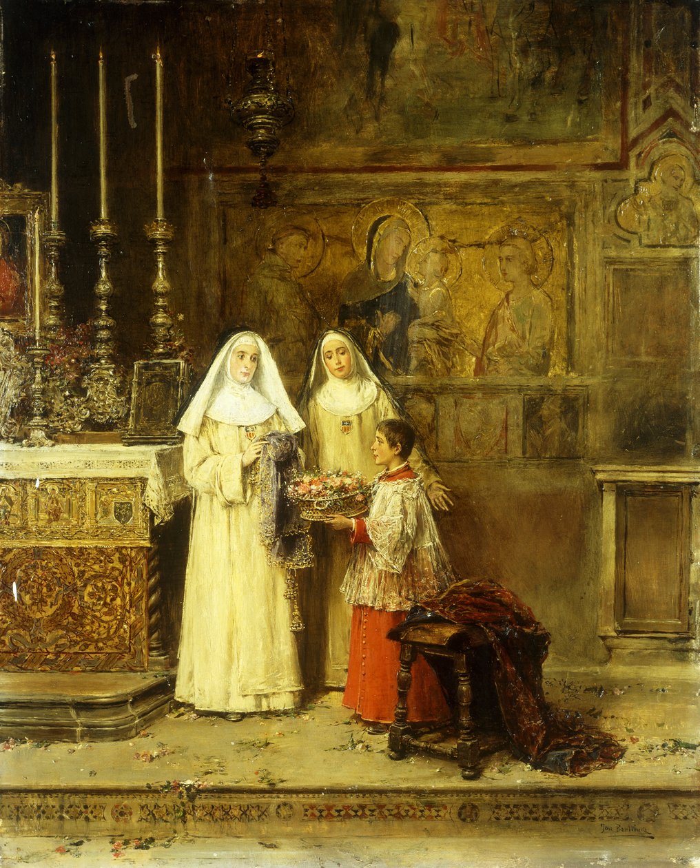 Oslava Santa Maria della Rosa od Jose Benlliure y Gil