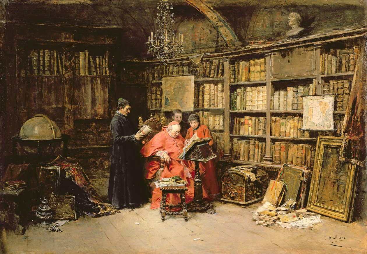V kardinálově pracovně od Jose Benlliure y Gil