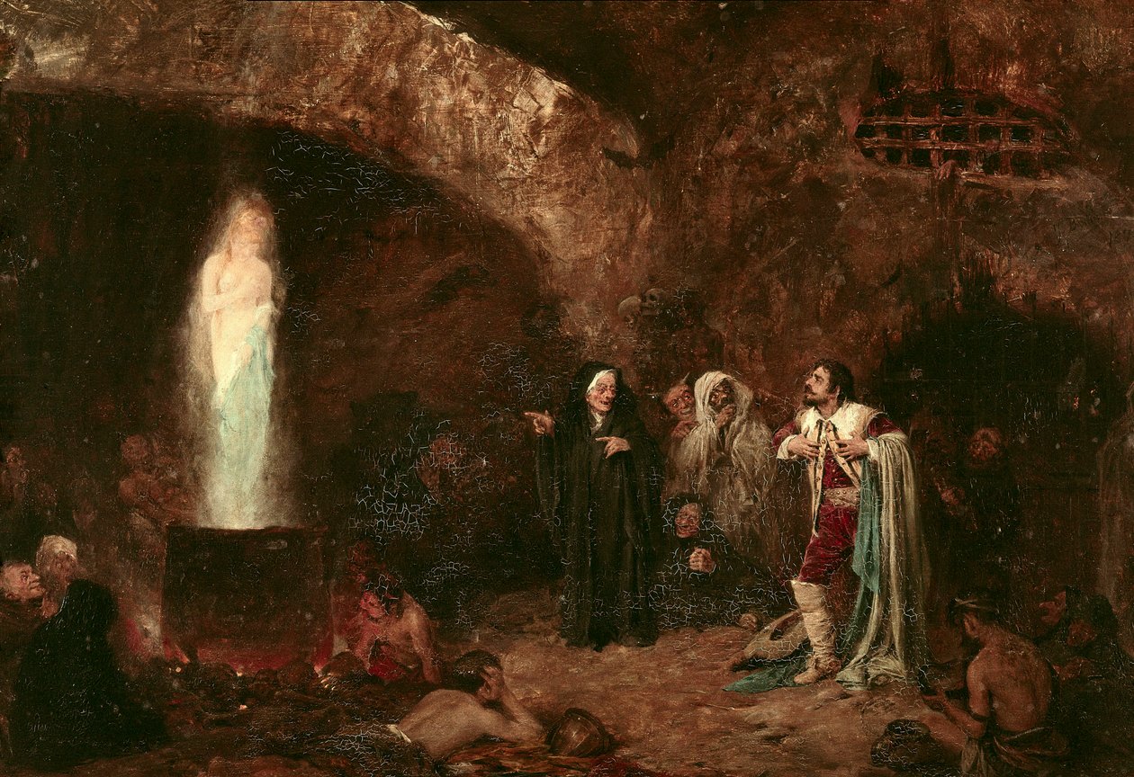 "Čarodějnice nebo Faust" Ilustrace k dílu Johanna Wolfganga von Goethe (1749-1832) (obraz) od Jose Benlliure y Gil
