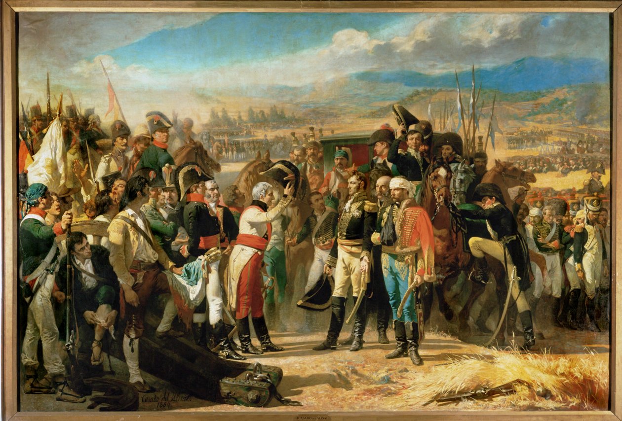 Porážka Bailenu (malba na plátně) od Jose Casado del Alisal