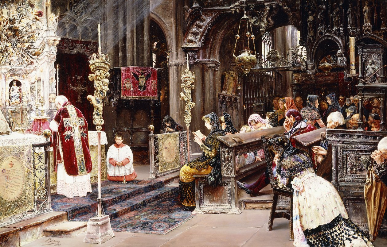 Mše, 1859 od Jose Gallegos Arnosa
