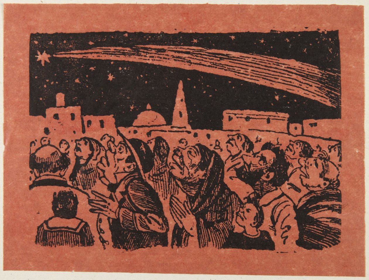 Velká kometa od José Guadalupe Posada