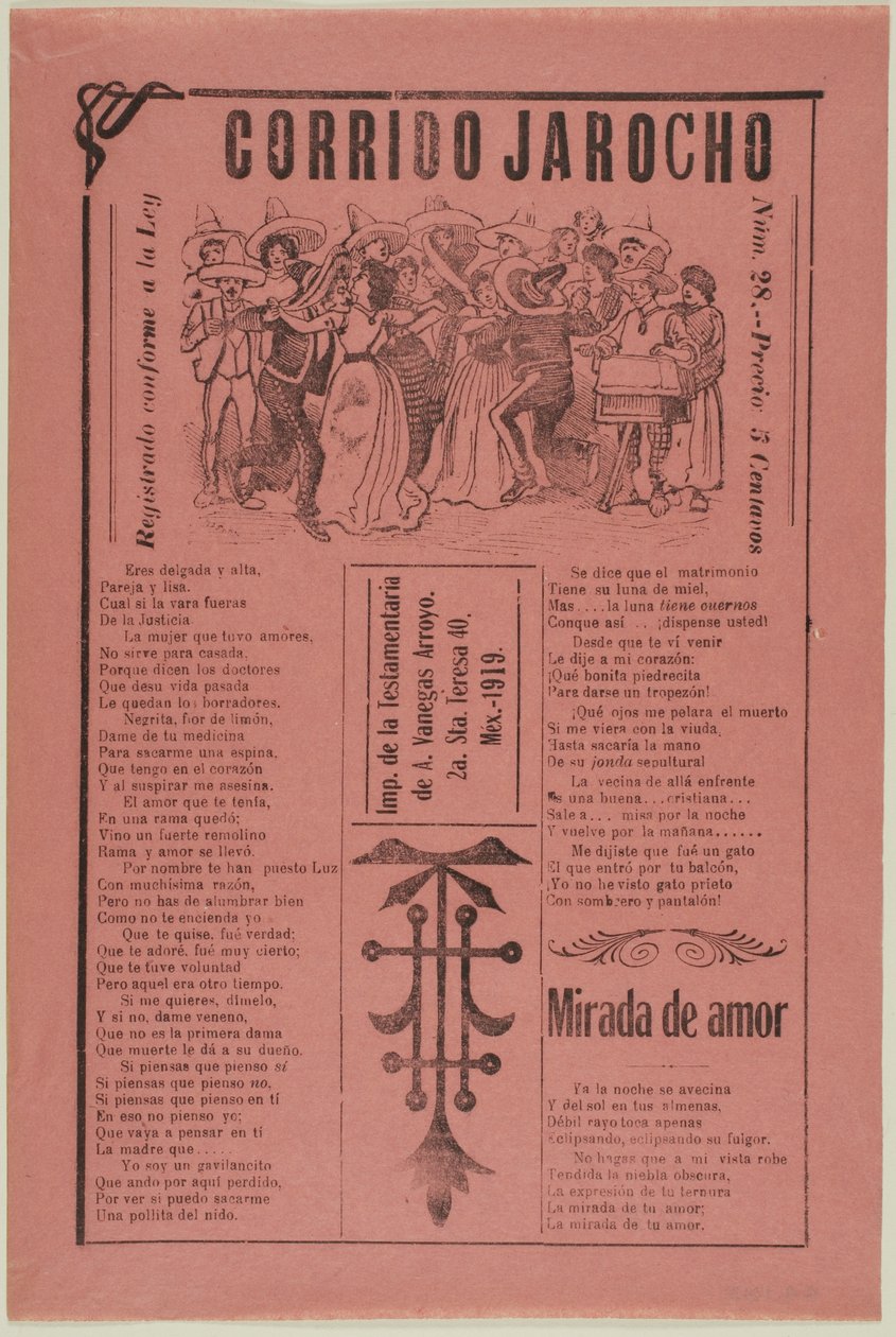 Jarocho-Korridor od José Guadalupe Posada