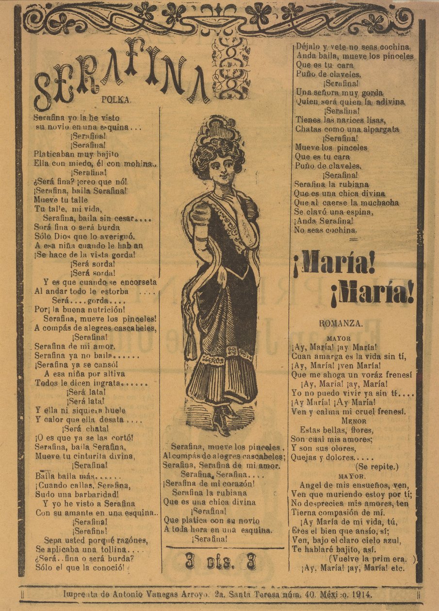 Serafina od José Guadalupe Posada