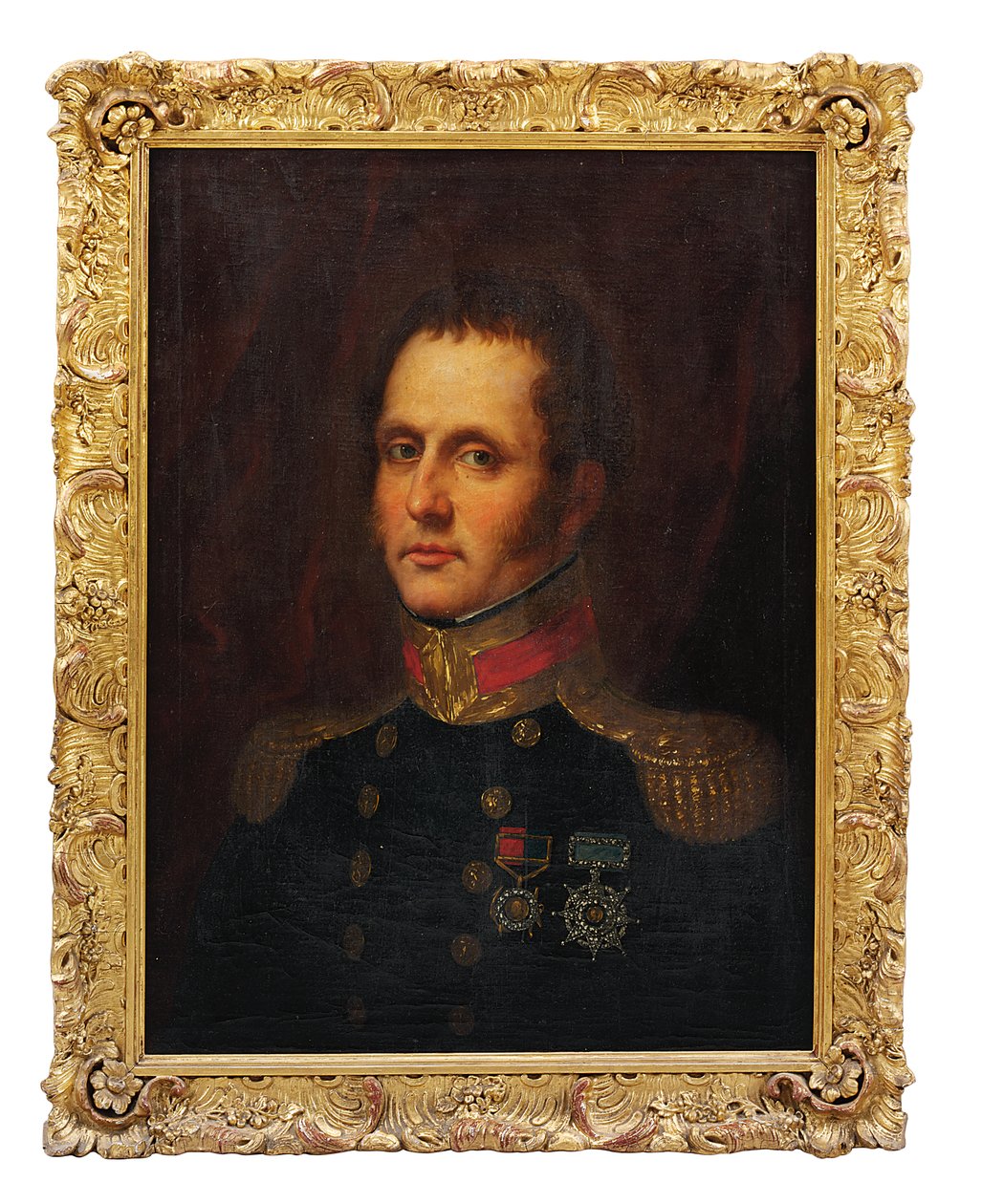 Portrét kapitána Samuela Edwarda Cooka, R.N., kolem roku 1830 (olej na plátně) od José Gutiérrez de la Vega